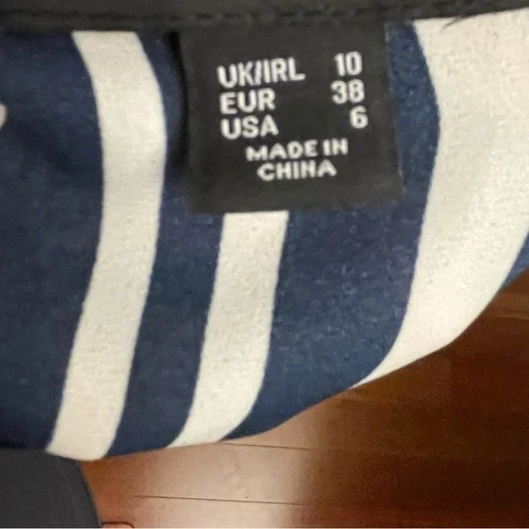 Atmosphere Navy and White Striped Blouse - Picture 4 of 6